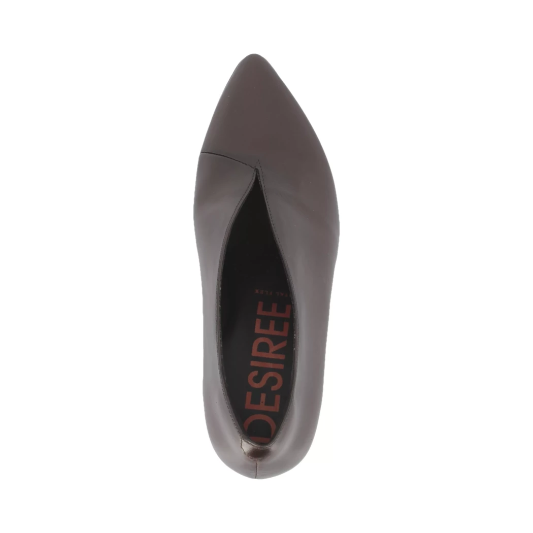 Image (6) de la chaussures Desiree - Escarpins Marron en Cuir