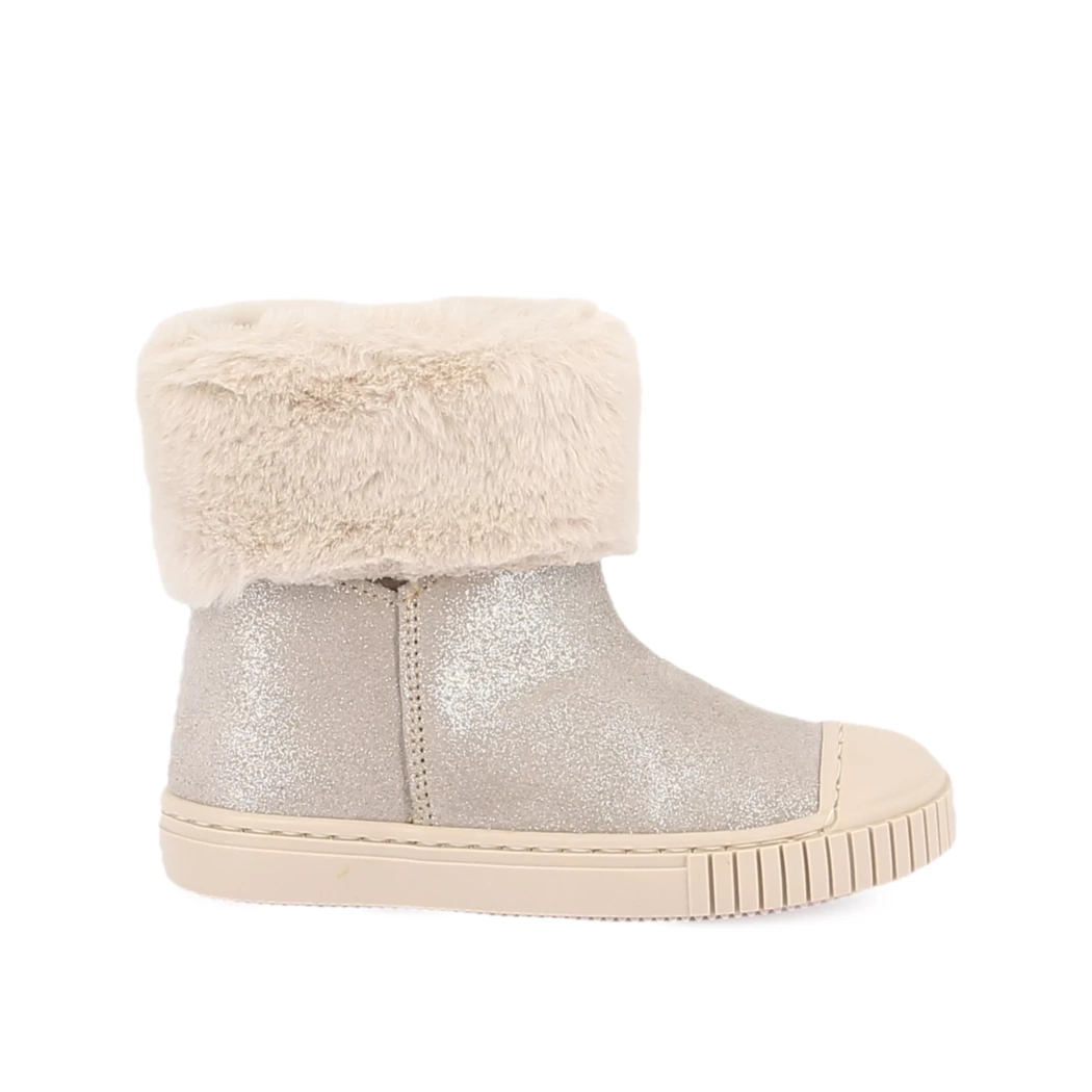 Image (2) de la chaussures Pretty Shoes - Boots Or / Bronze / Platine en Cuir nubuck
