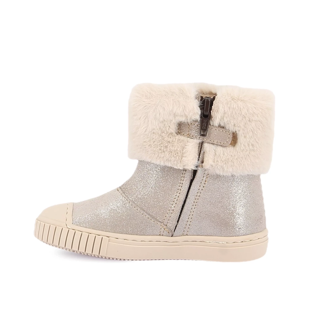 Image (4) de la chaussures Pretty Shoes - Boots Or / Bronze / Platine en Cuir nubuck
