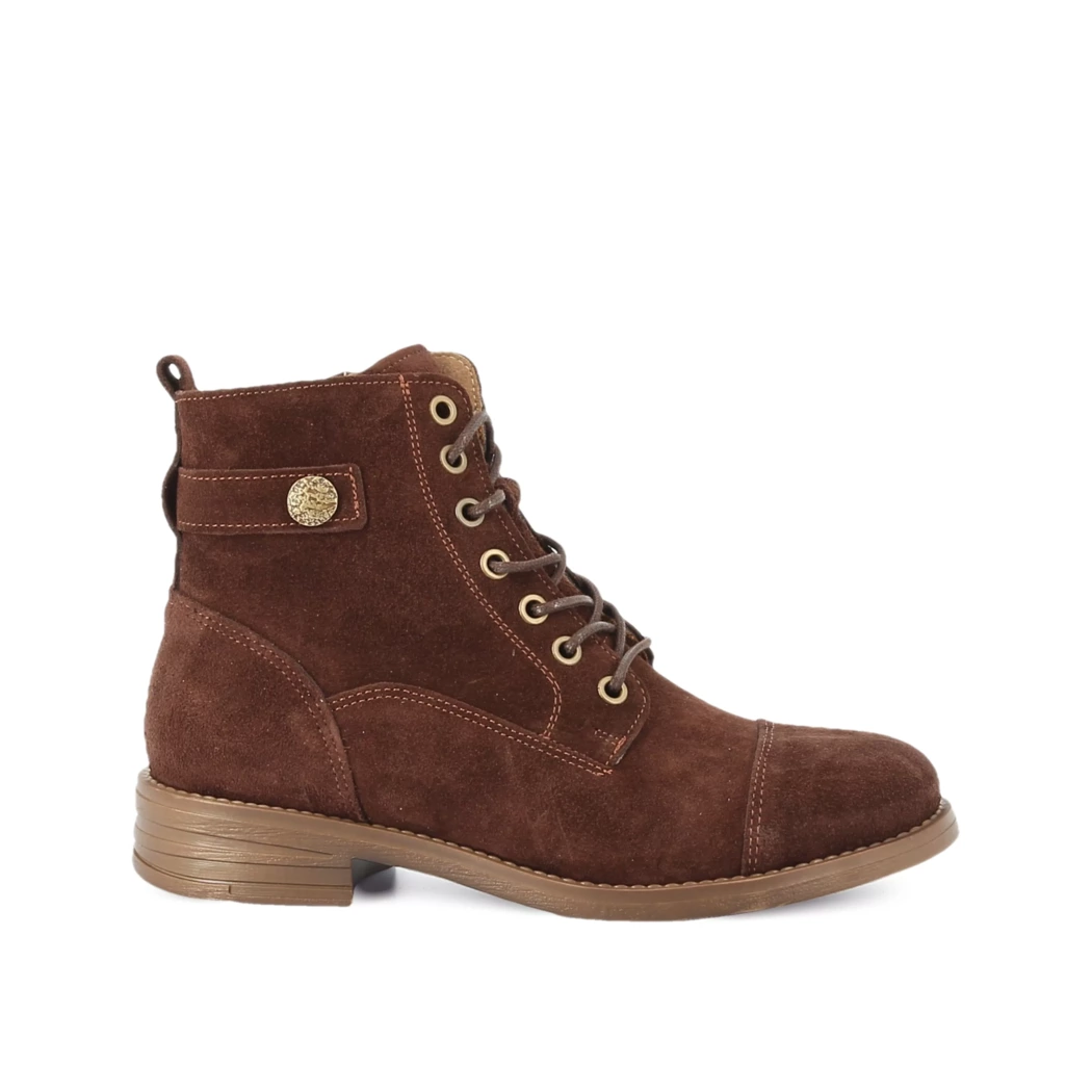 Image (2) de la chaussures Miss Boho - Bottines Marron en Cuir