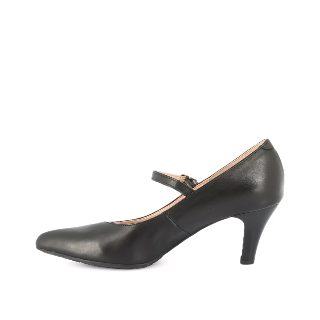 Image (4) de la chaussures Les Fees de Bengale - Escarpins Noir en Cuir nubuck