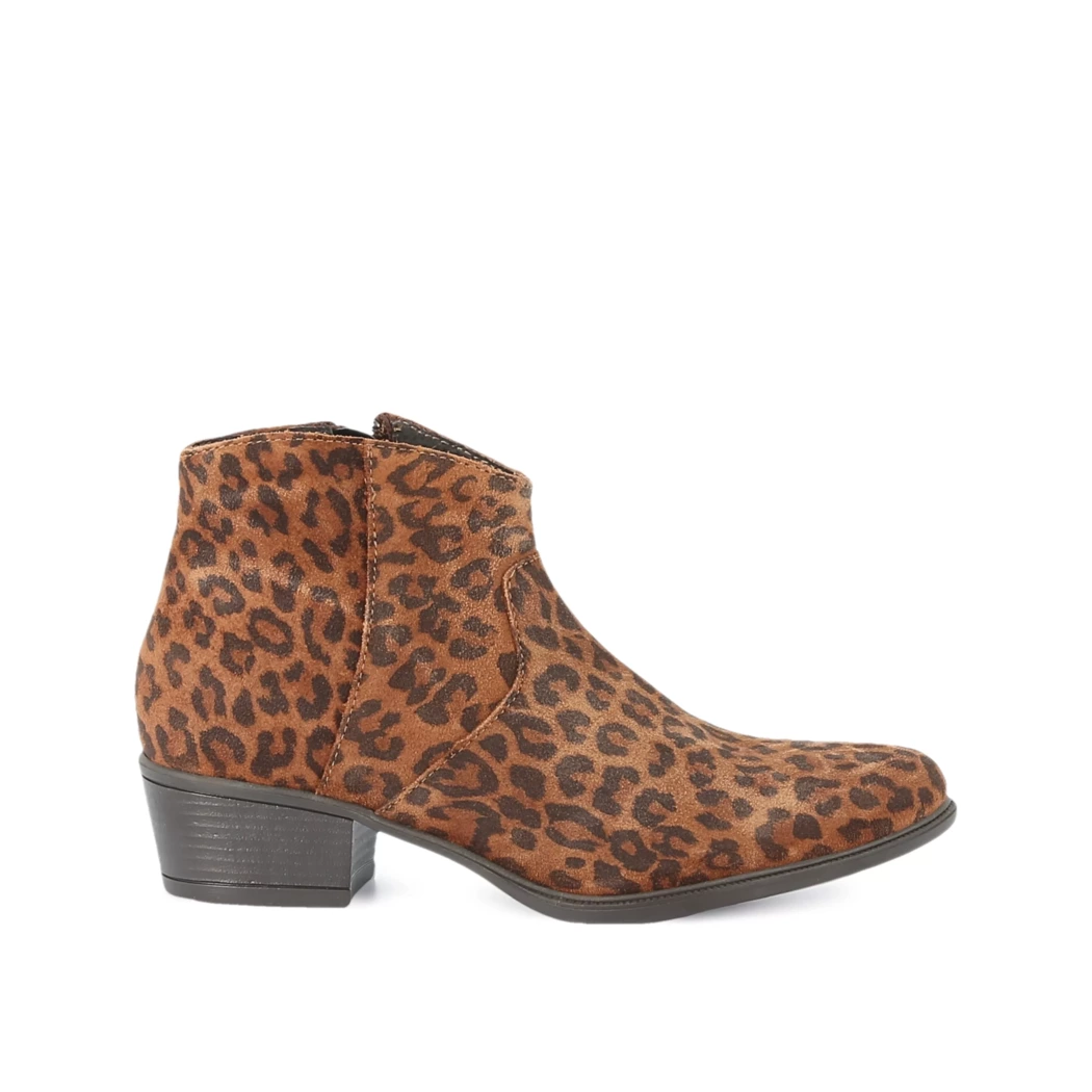 Image (2) de la chaussures Diabolo Studio - Boots Marron en Cuir nubuck