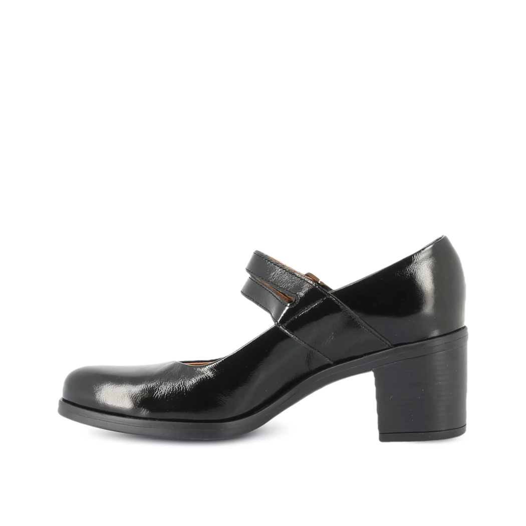 Image (4) de la chaussures Women Office - Escarpins Noir en Cuir vernis