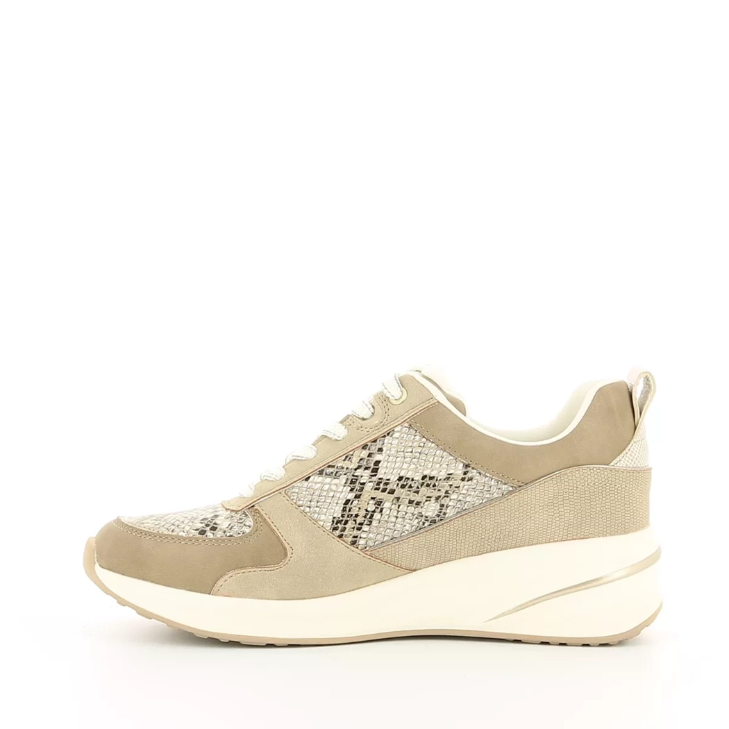 Image (4) de la chaussures Tamaris - Baskets Beige en Cuir synthétique