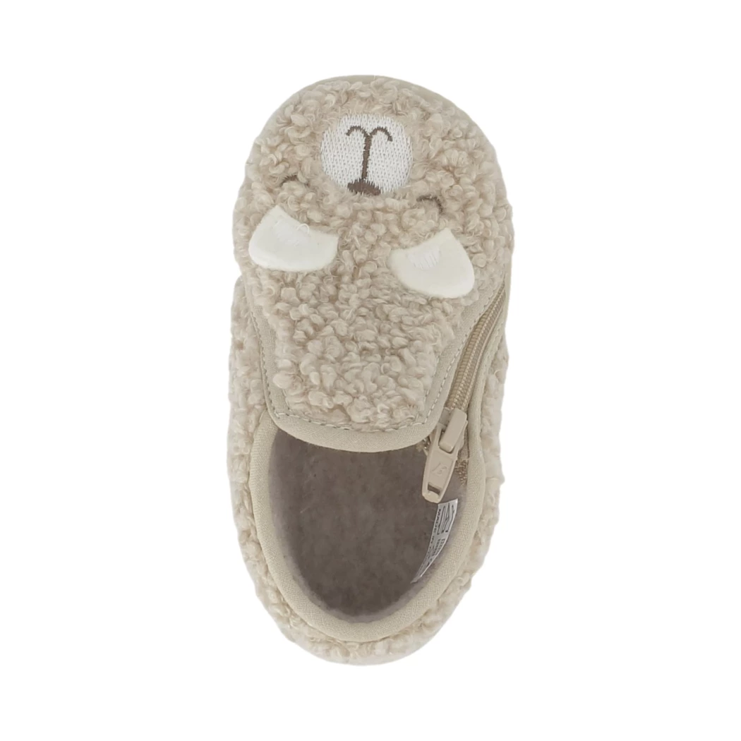 Image (6) de la chaussures Bossi - Pantoufles et Chaussons Taupe en Textile