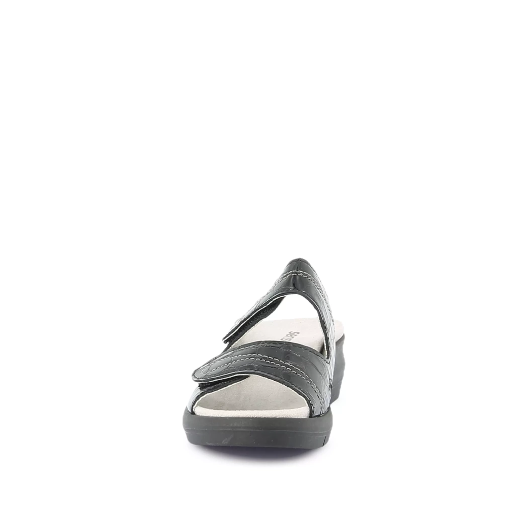 Image (5) de la chaussures Sens - Mules et Sabots Noir en Cuir vernis