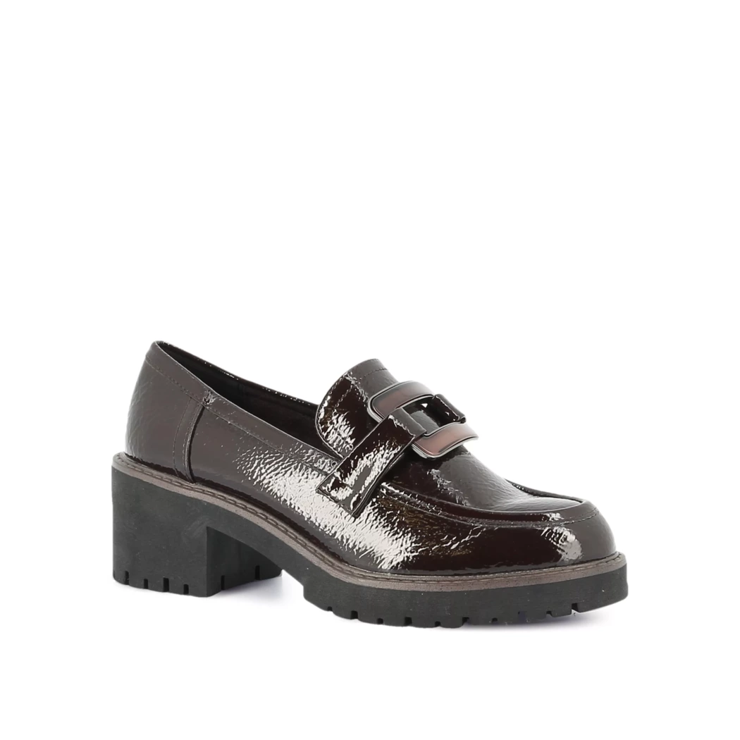 Image (1) de la chaussures Marco Tozzi - Mocassins Marron en Cuir synthétique