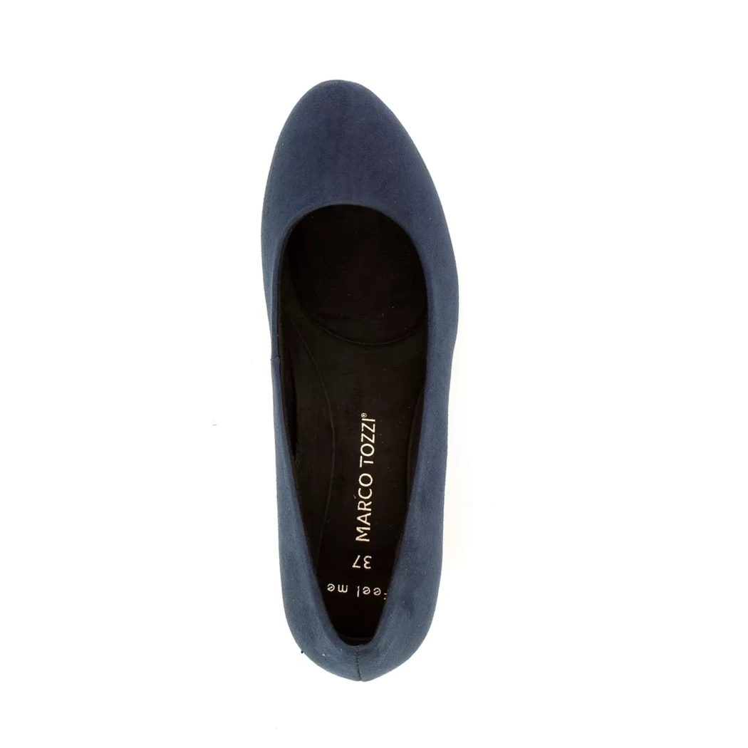 Image (6) de la chaussures Marco Tozzi - Escarpins Bleu en Cuir synthétique