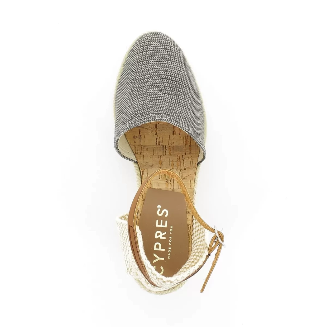 Image (6) de la chaussures Cypres - Escarpins Gris en Textile
