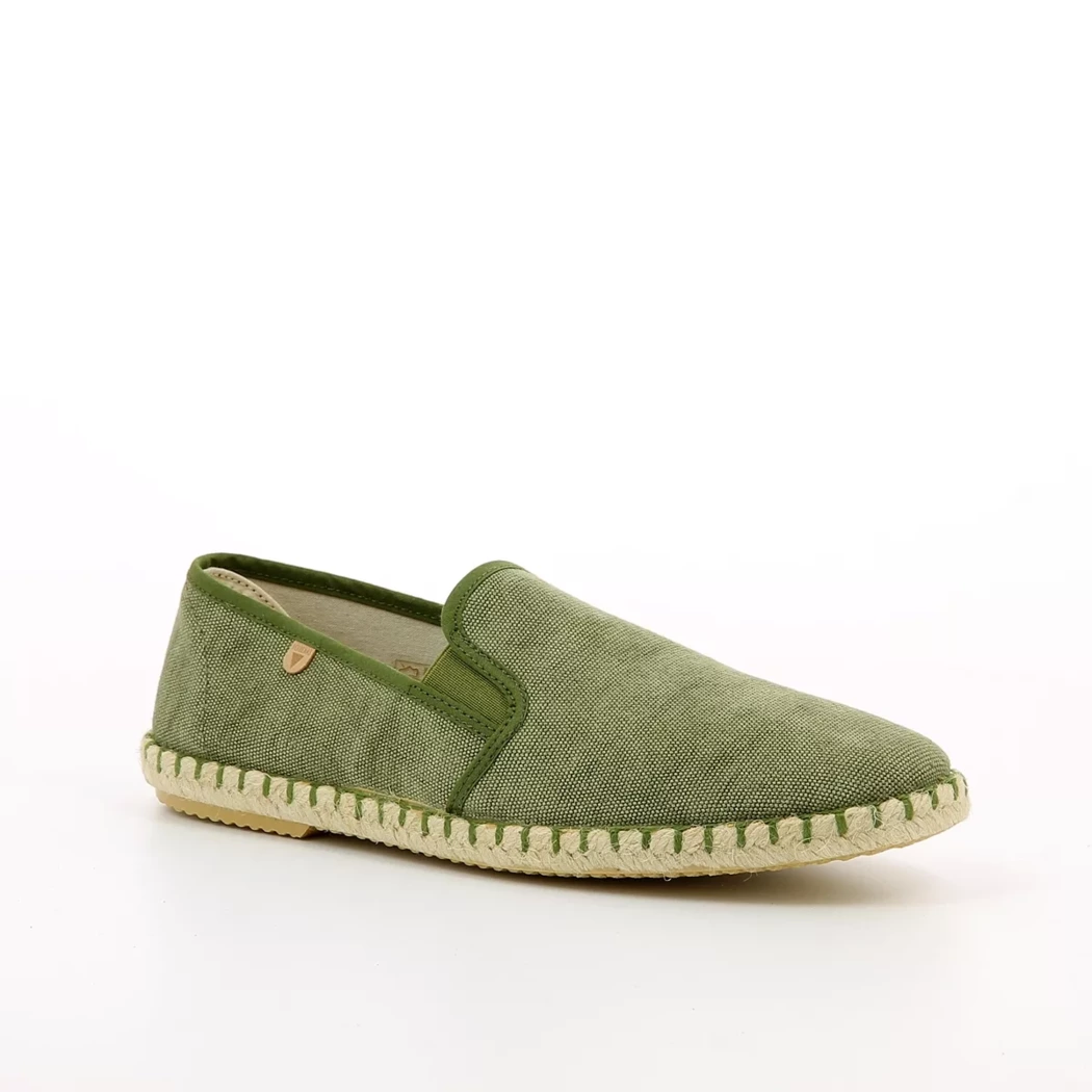 Image (1) de la chaussures Verbenas - Espadrilles Vert en Textile