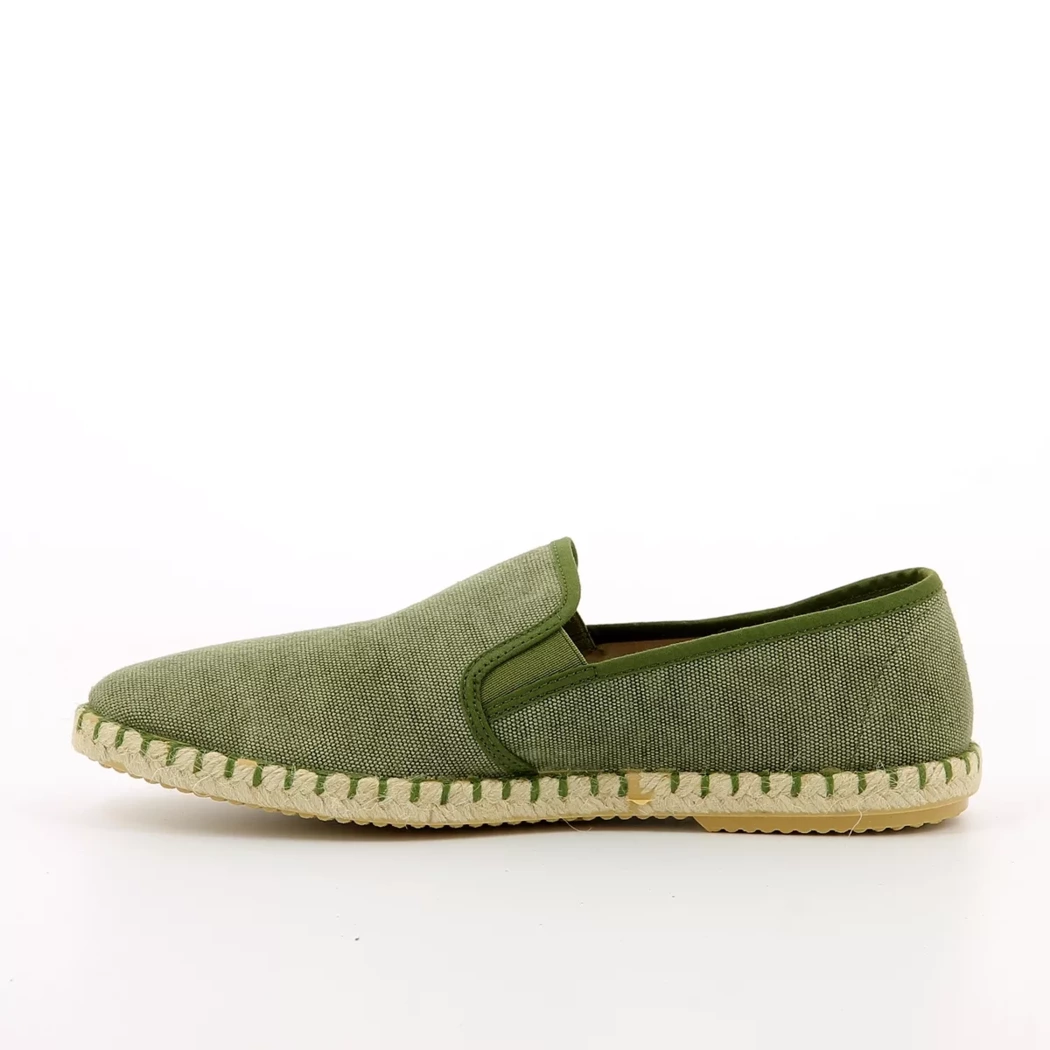 Image (4) de la chaussures Verbenas - Espadrilles Vert en Textile