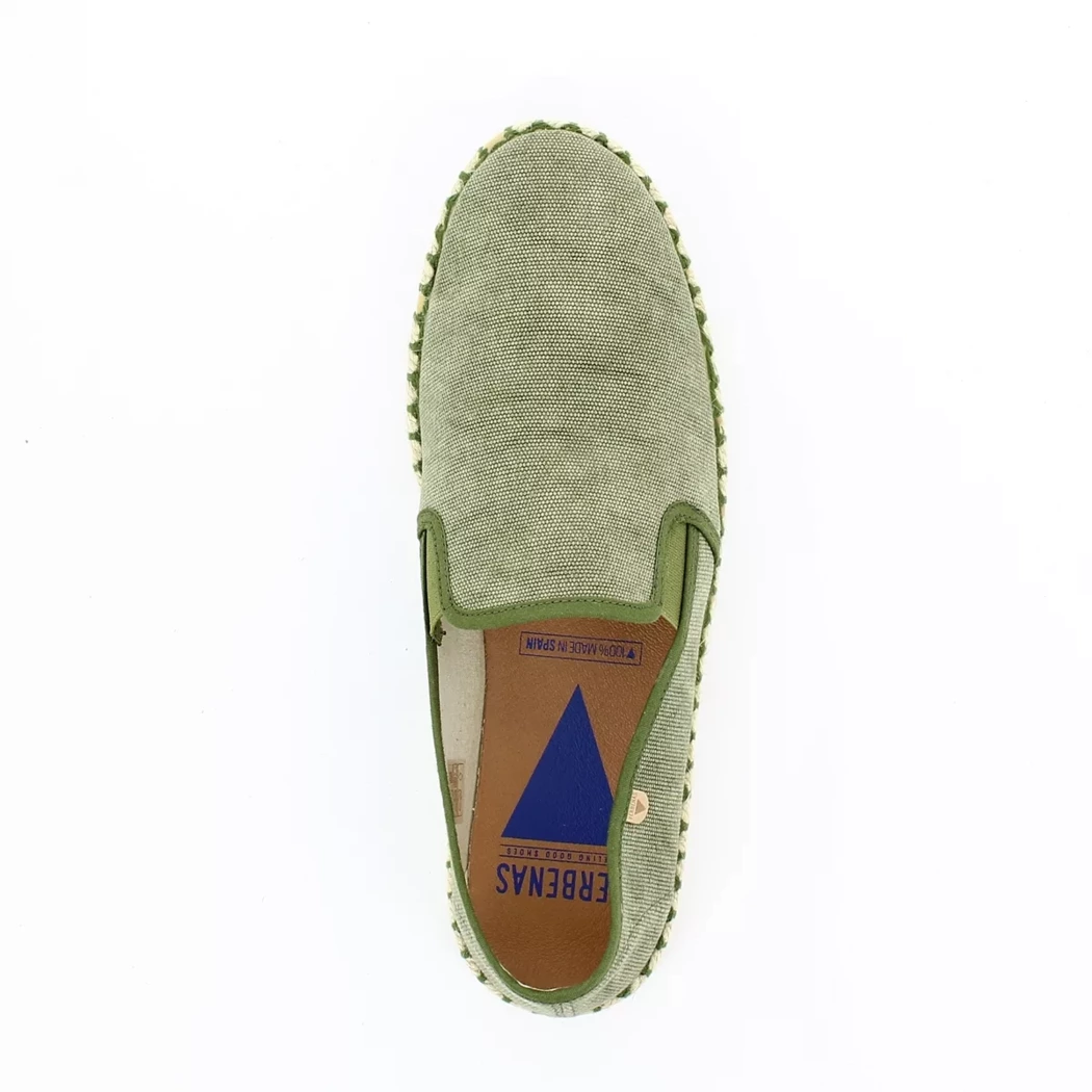 Image (6) de la chaussures Verbenas - Espadrilles Vert en Textile