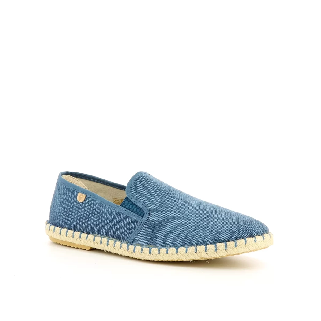 Image (1) de la chaussures Verbenas - Espadrilles Bleu en Textile