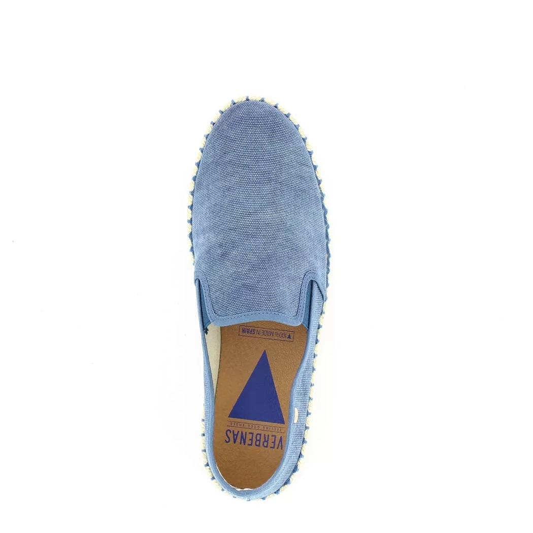 Image (6) de la chaussures Verbenas - Espadrilles Bleu en Textile