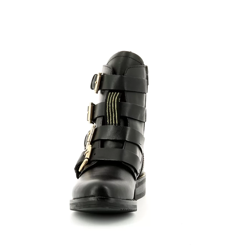 Image (5) de la chaussures Poelman - Boots Noir en Cuir
