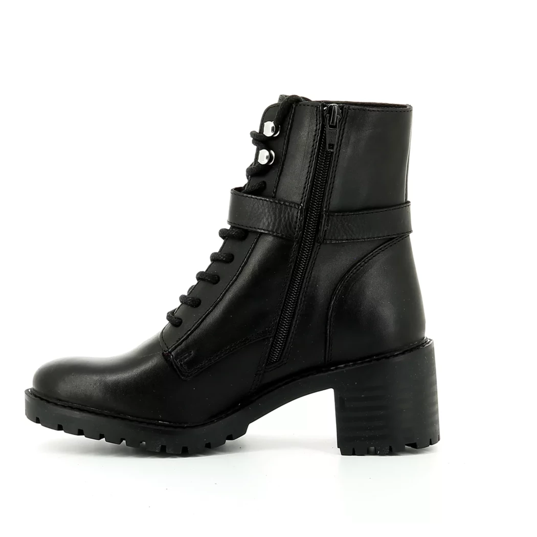 Image (4) de la chaussures Poelman - Bottines Noir en Cuir