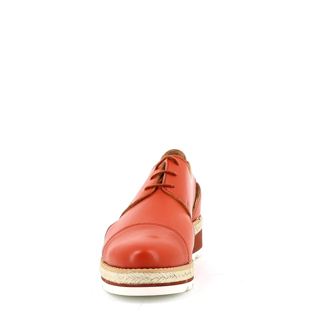 Image (5) de la chaussures Cypres - Chaussures à lacets Orange en Cuir