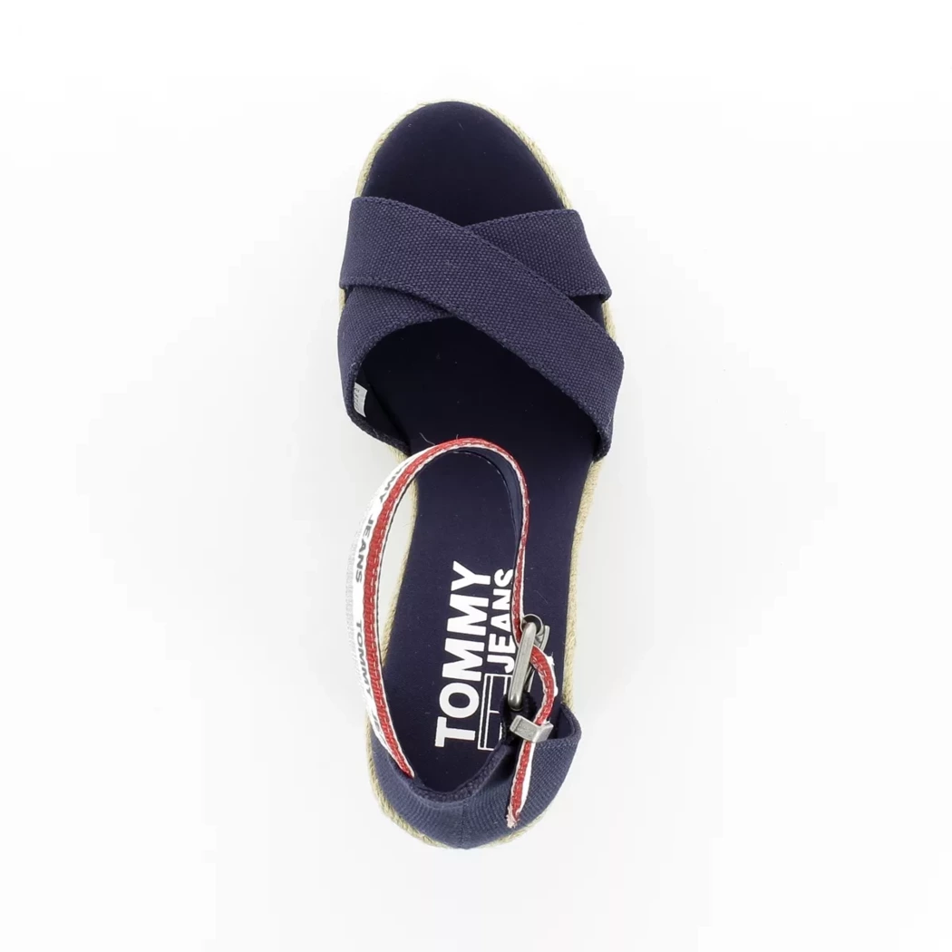 Image (6) de la chaussures Tommy jeans - Sandales et Nu-Pieds Bleu en Textile