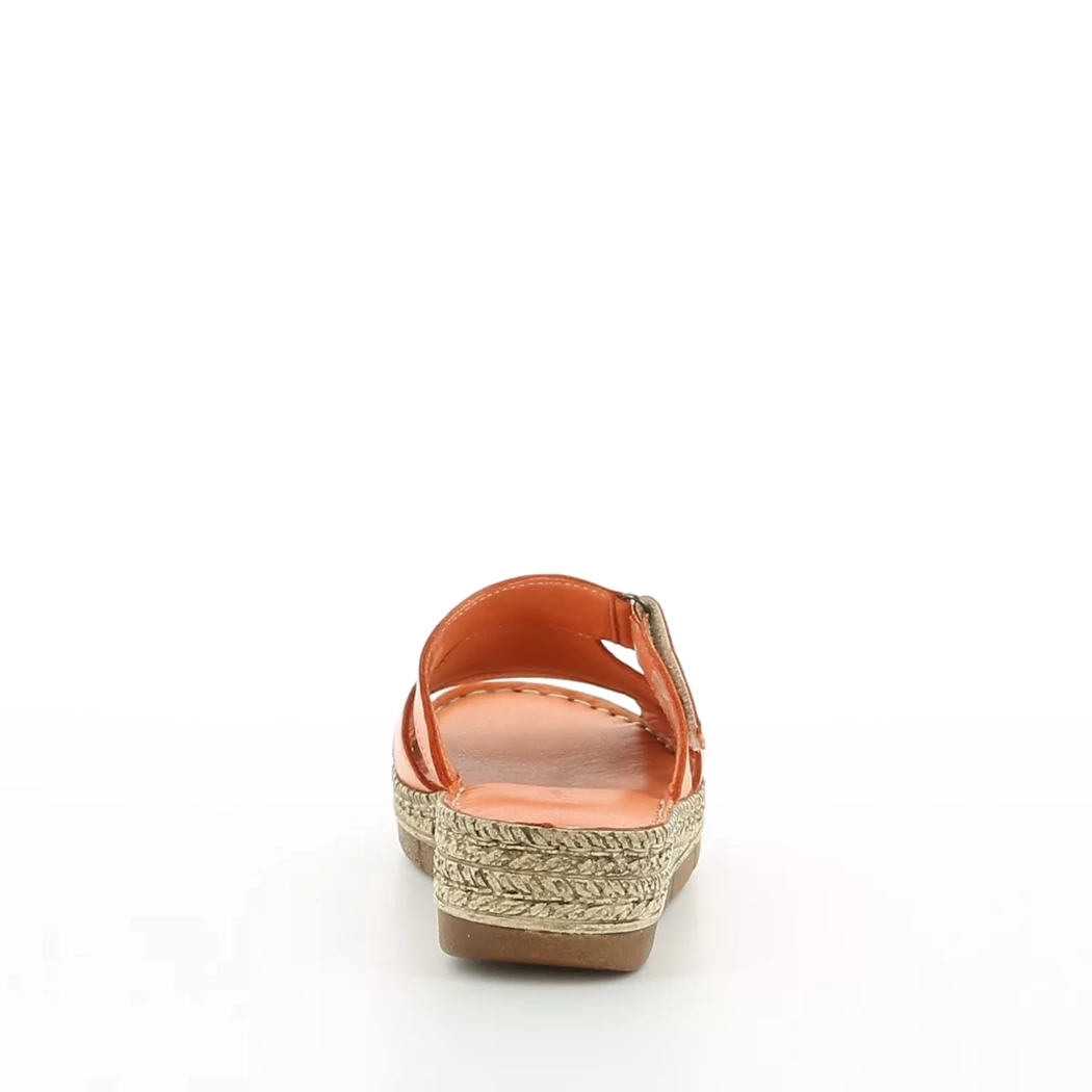 Image (3) de la chaussures Andrea Conti - Mules et Sabots Orange en Cuir