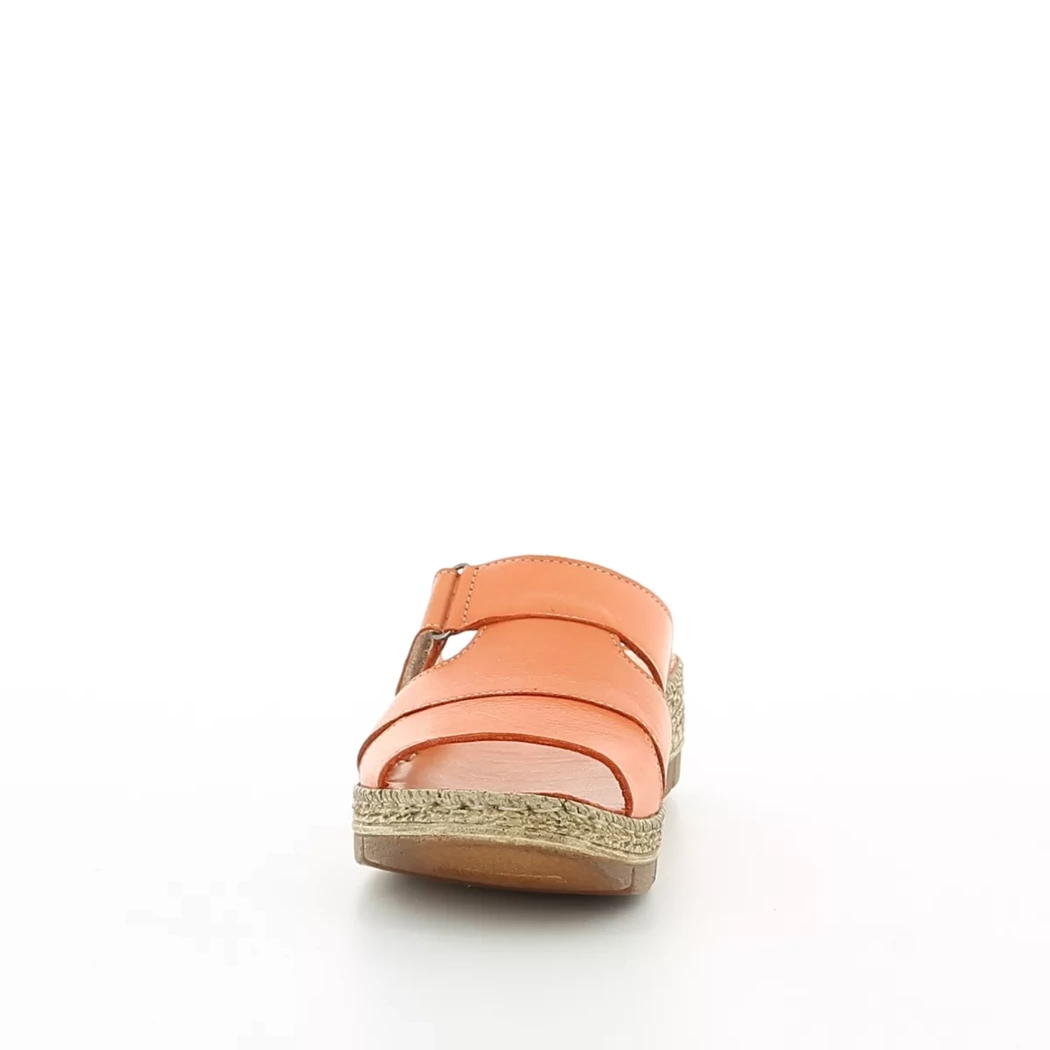 Image (5) de la chaussures Andrea Conti - Mules et Sabots Orange en Cuir