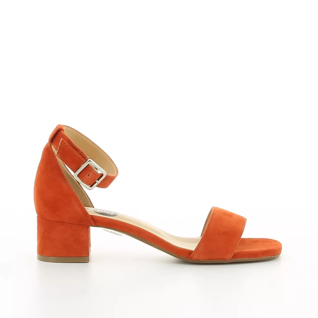 Image (2) de la chaussures Emme Blu - Sandales et Nu-Pieds Orange en Cuir nubuck