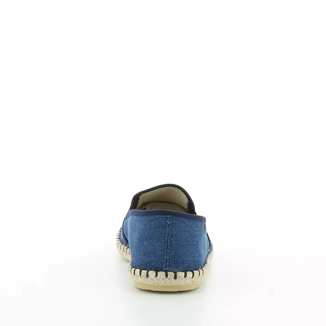Image (3) de la chaussures Verbenas - Espadrilles Bleu en Textile