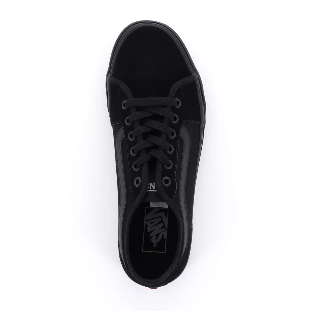 Image (6) de la chaussures Vans - Baskets Noir en Cuir nubuck