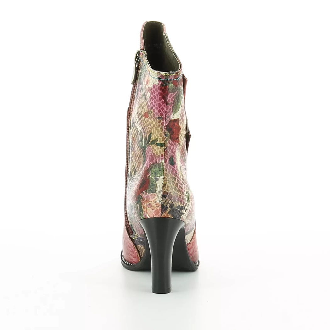 Image (3) de la chaussures Laura Vita - Boots Rouge en Cuir