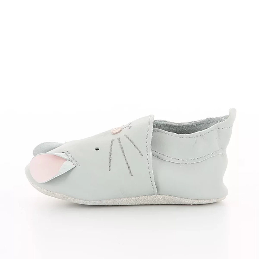 Image (4) de la chaussures Bobux - Chaussons bébé Gris en Cuir Image (4) de la chaussures Bobux - Chaussons bébé Gris en Cuir