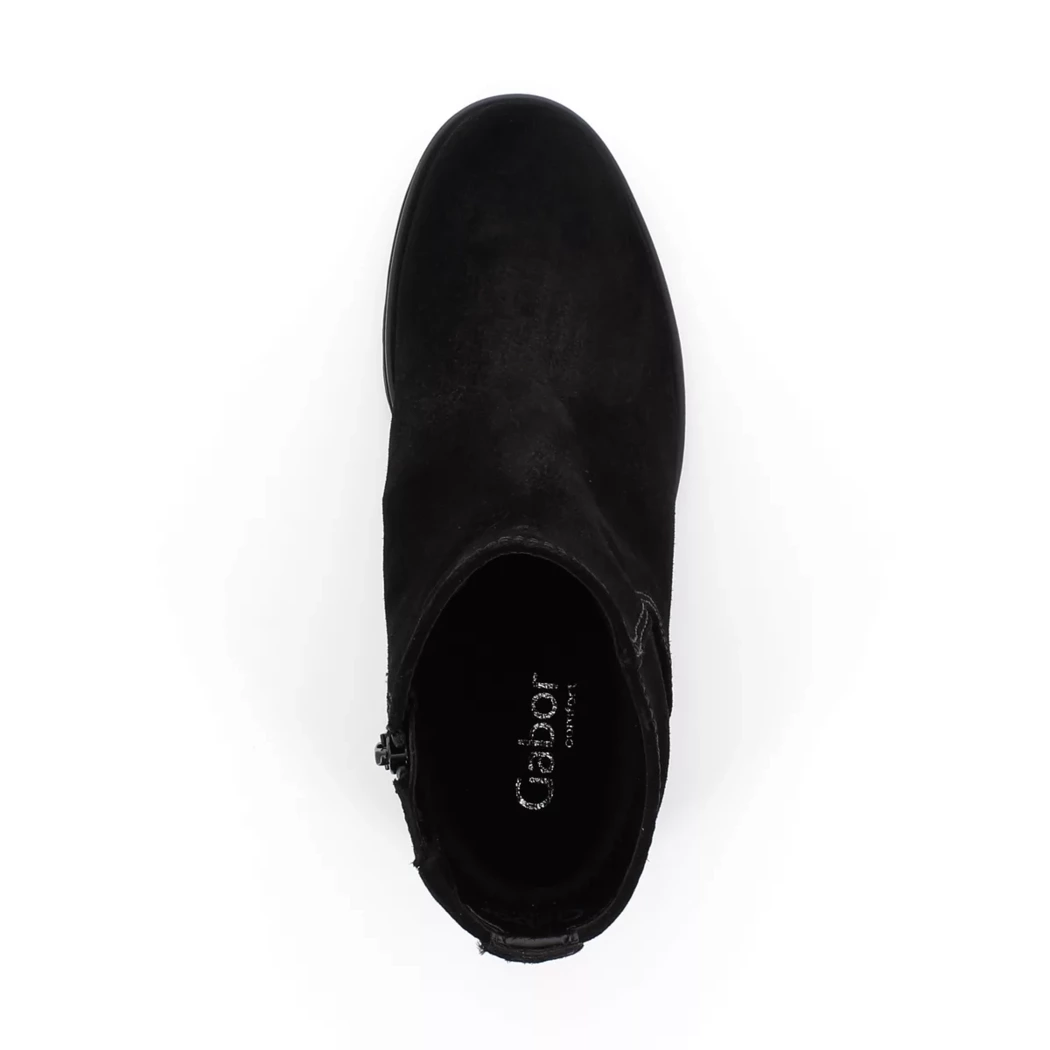 Image (6) de la chaussures Gabor - Boots Noir en Cuir nubuck