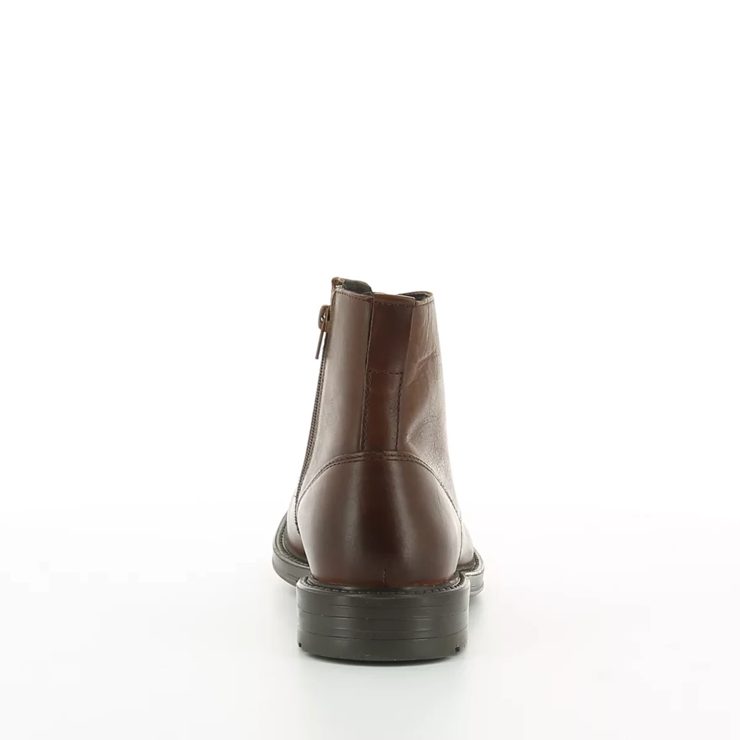 Image (3) de la chaussures Poelman - Bottines Cuir naturel / Cognac en Cuir
