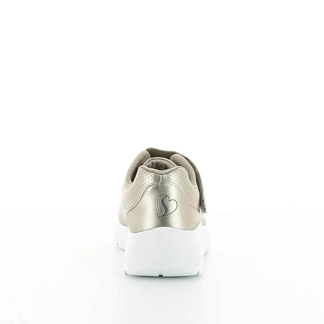 Image (3) de la chaussures Skechers - Baskets Or / Bronze / Platine en Cuir synthétique