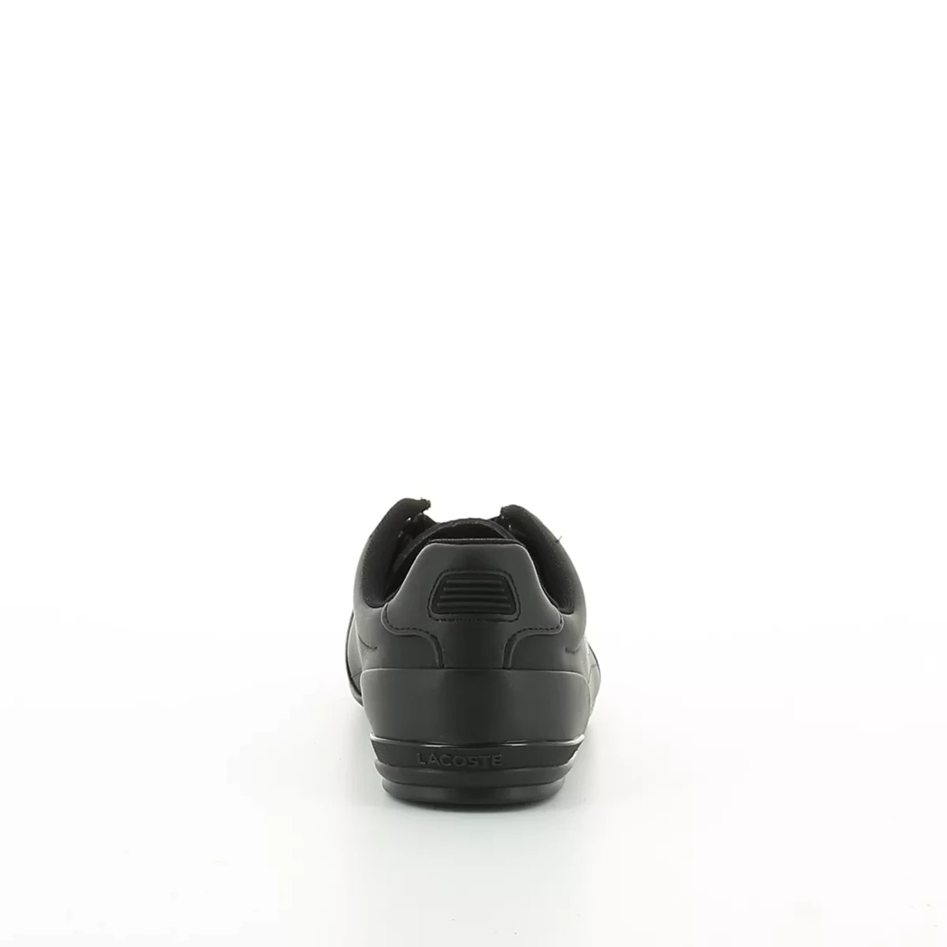 Image (3) de la chaussures Lacoste - Baskets Noir en Cuir synthétique