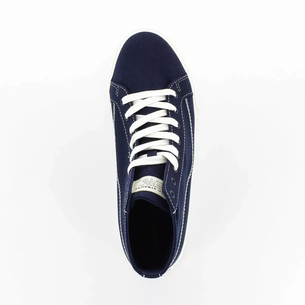 Image (6) de la chaussures Levi's - Baskets Bleu en Textile