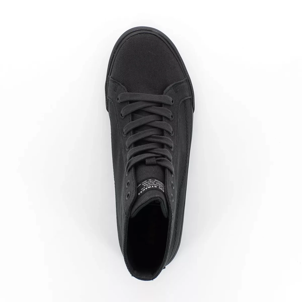 Image (6) de la chaussures Levi's - Baskets Noir en Textile