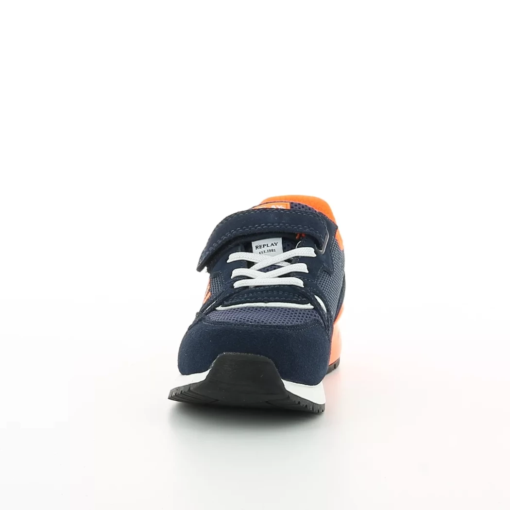 Image (5) de la chaussures Replay - Baskets Bleu en Cuir nubuck