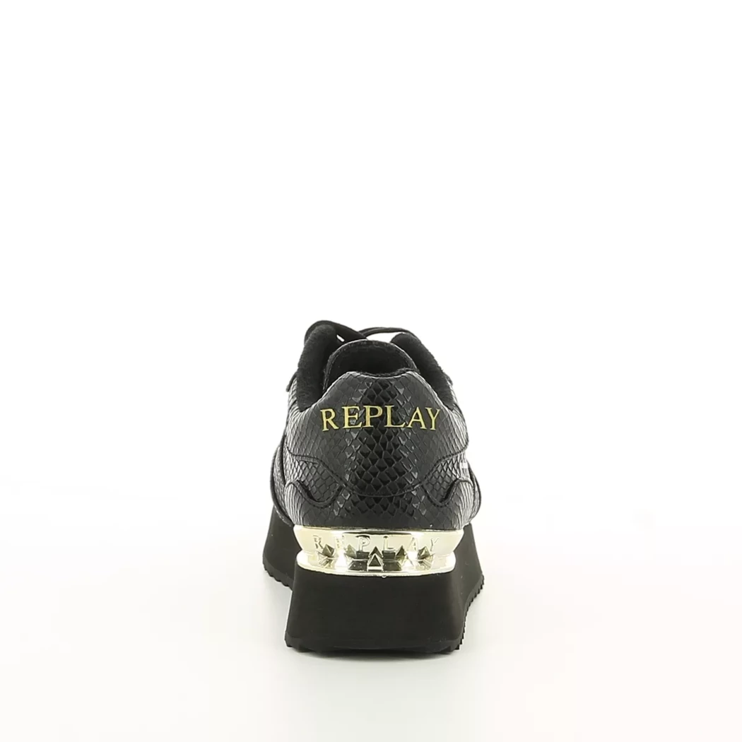 Image (3) de la chaussures Replay - Baskets Noir en Cuir synthétique