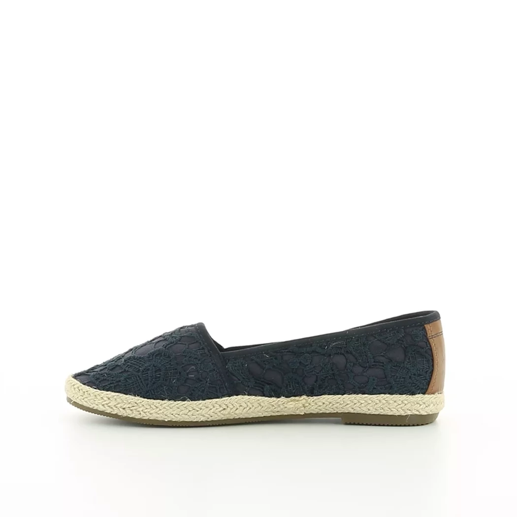 Image (4) de la chaussures Tom Tailor - Espadrilles Bleu en Textile