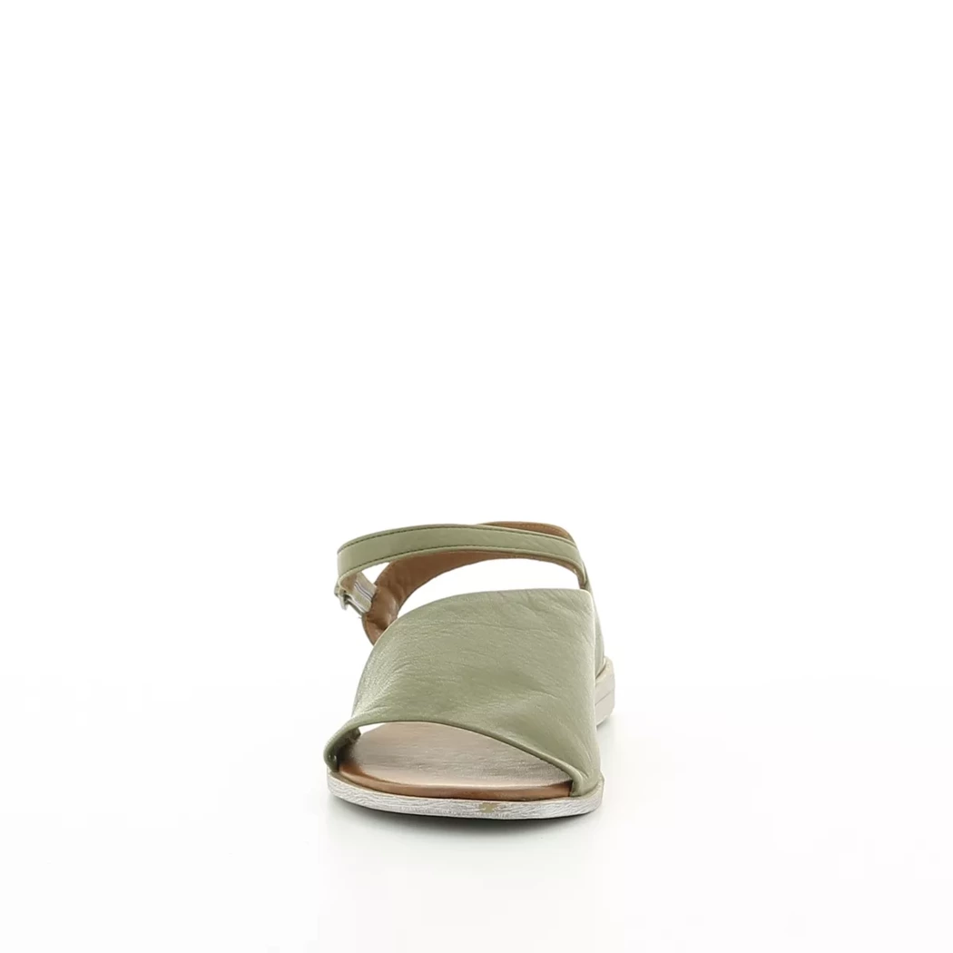 Image (5) de la chaussures Bueno - Sandales et Nu-Pieds Vert en Cuir