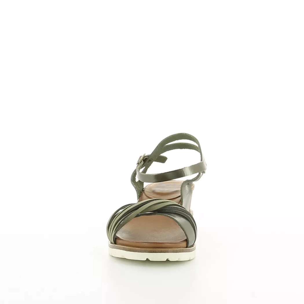 Image (5) de la chaussures Bueno - Sandales et Nu-Pieds Or / Bronze / Platine en Cuir