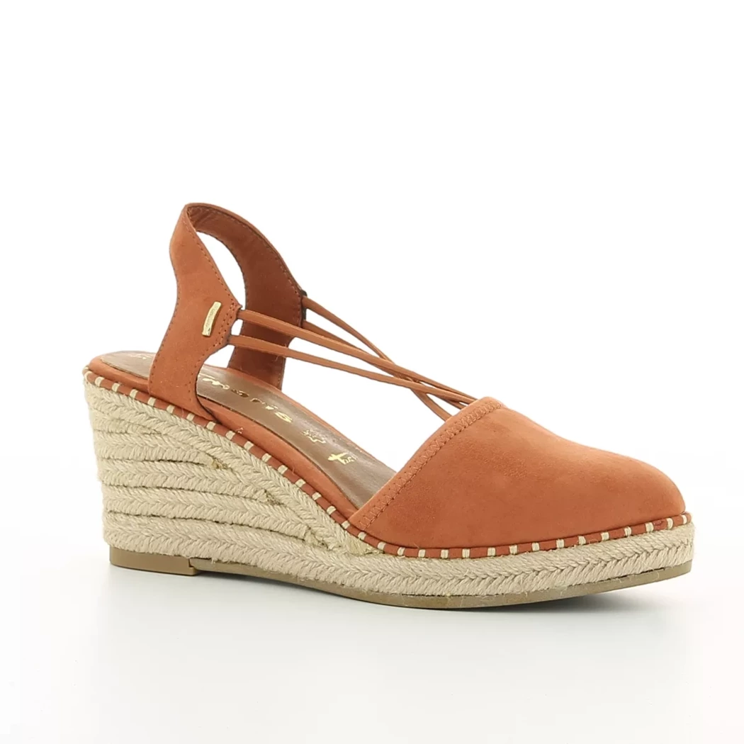Image (1) de la chaussures Tamaris - Escarpins Orange en Cuir synthétique