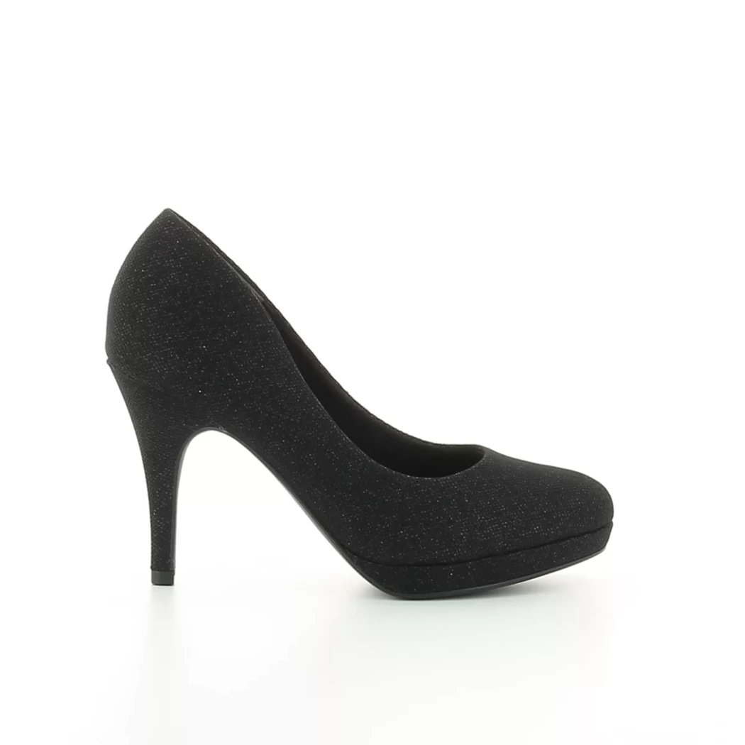 Image (2) de la chaussures Tamaris - Escarpins Noir en Textile