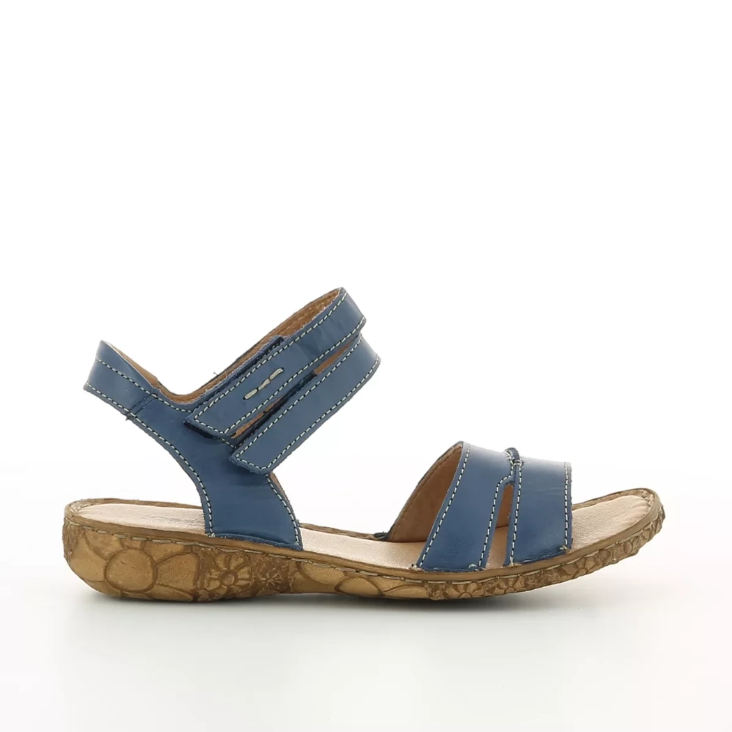 Image (2) de la chaussures Josef Seibel - Sandales et Nu-Pieds Bleu en Cuir