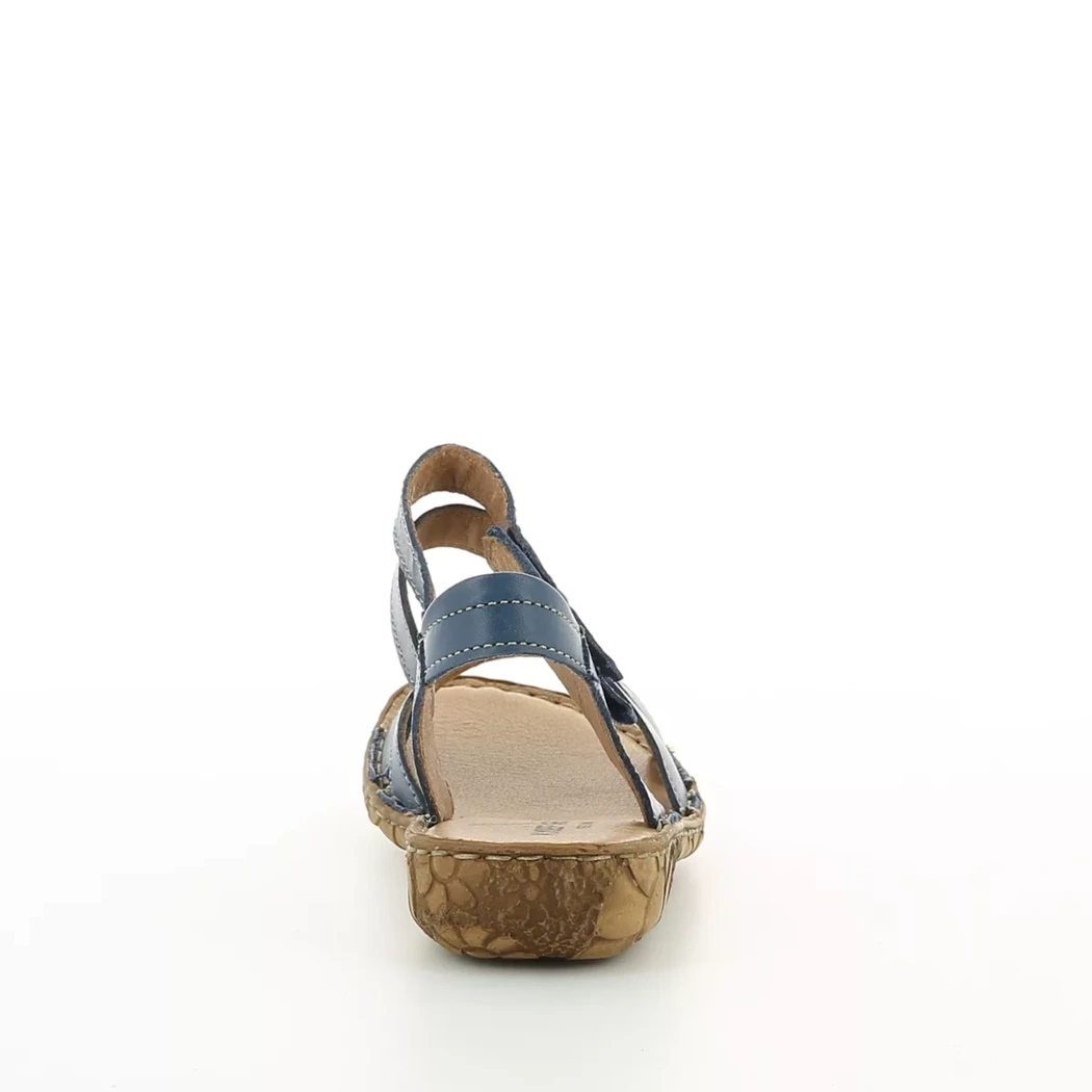 Image (3) de la chaussures Josef Seibel - Sandales et Nu-Pieds Bleu en Cuir