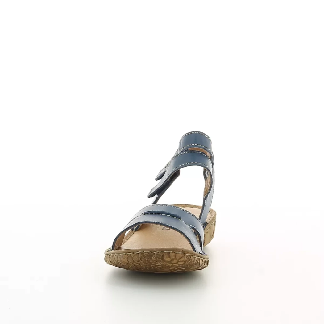 Image (5) de la chaussures Josef Seibel - Sandales et Nu-Pieds Bleu en Cuir