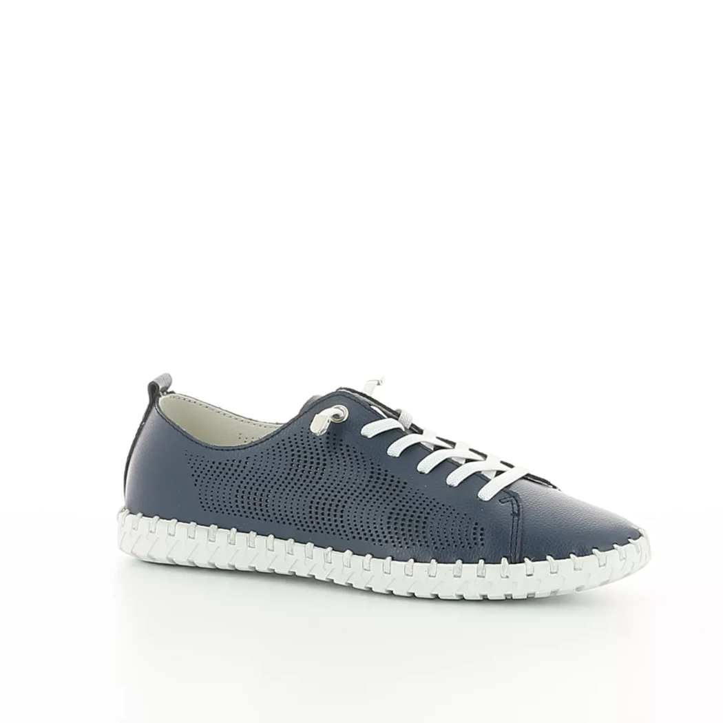 Image (1) de la chaussures Topway confort - Chaussures à lacets Bleu en Cuir
