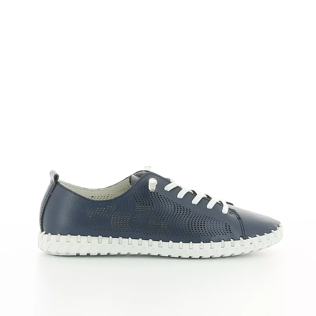 Image (2) de la chaussures Topway confort - Chaussures à lacets Bleu en Cuir