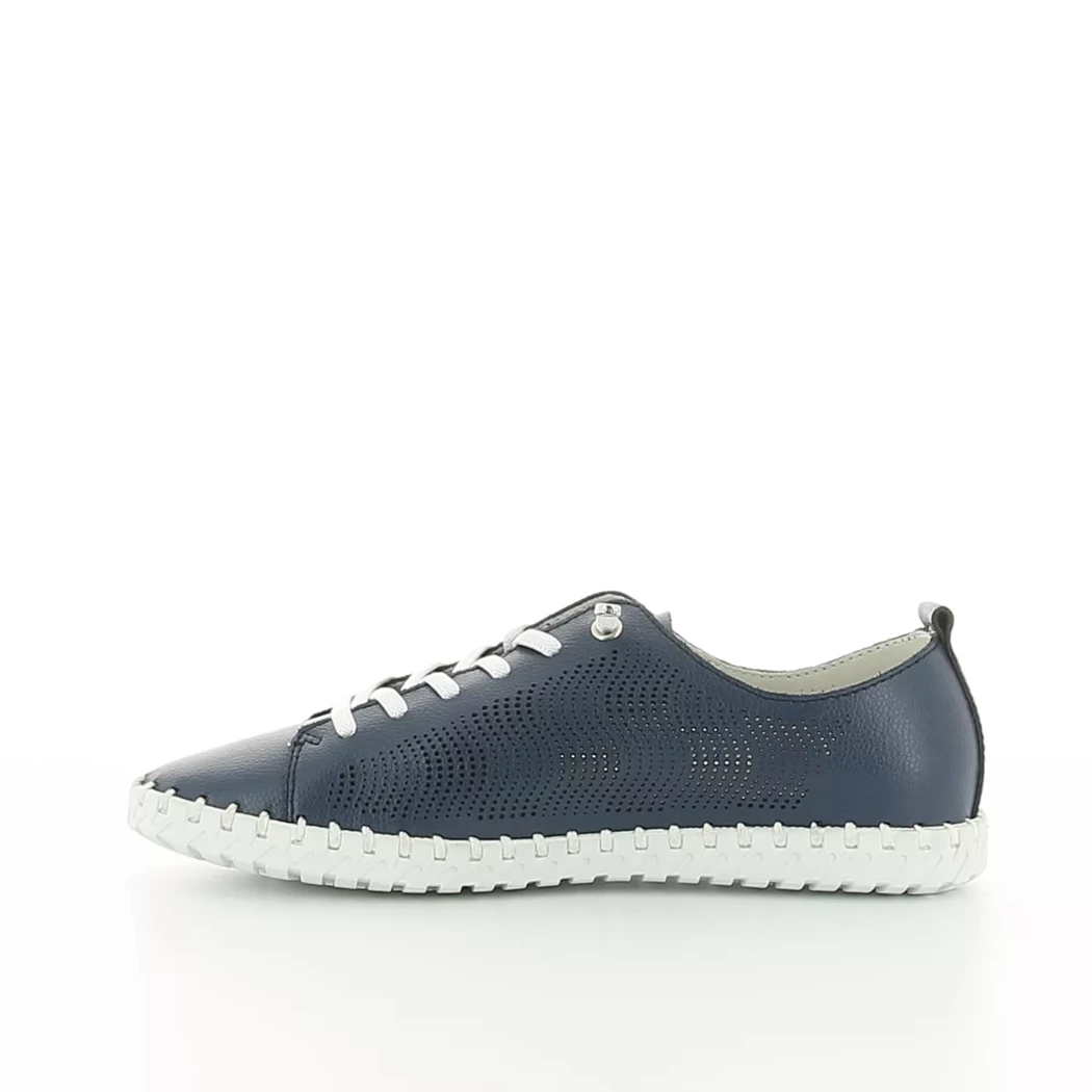 Image (4) de la chaussures Topway confort - Chaussures à lacets Bleu en Cuir