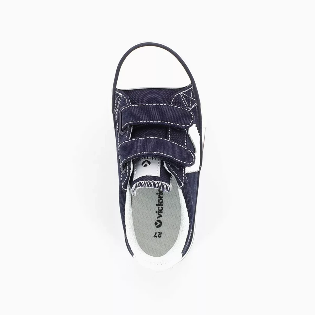 Image (6) de la chaussures Victoria - Baskets Bleu en Textile