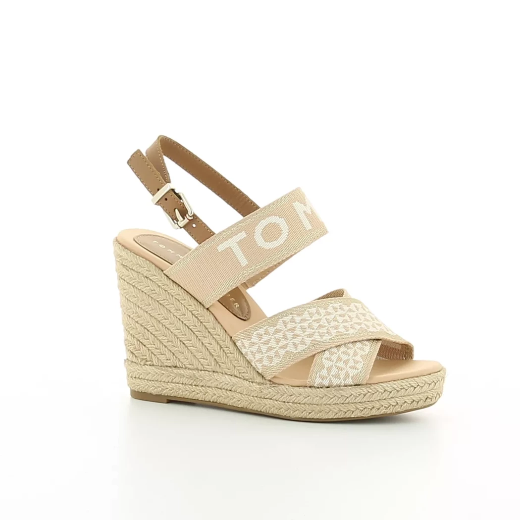 Image (1) de la chaussures Tommy Hilfiger - Sandales et Nu-Pieds Beige en Textile Image (1) de la chaussures Tommy Hilfiger - Sandales et Nu-Pieds Beige en Textile